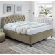 Кровать ZETA с матрасом HARMONY TOP (86864) 160x200см, с ящиком для белья, обивка из мебельного текстиля, цвет: бежевый
