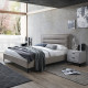 Кровать CELINE 160x200cм, с матрасом HARMONY DUO, серо-бежевый Кровать CELINE 160x200cм, с матрасом HARMONY DUO, серо-бежевый