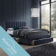 Кровать GRACE 160x200cм, с ящиками и матрасом, HARMONY DELUXE, синяя Кровать GRACE 160x200cм, с ящиками и матрасом, HARMONY DELUXE, синяя