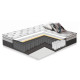Кровать GLOSSY 160x200см с матрасом HARMONY TOP POCKET, серый
