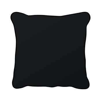 Padi BLACK HOLLY 45x45cm, mustal taustal ussimuster Padi BLACK HOLLY 45x45cm, mustal taustal ussimuster