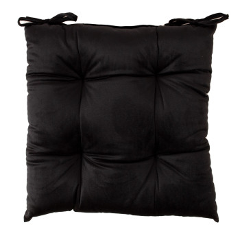 Toolipadi VELVET 40x40cm, must Toolipadi VELVET 40x40cm, must