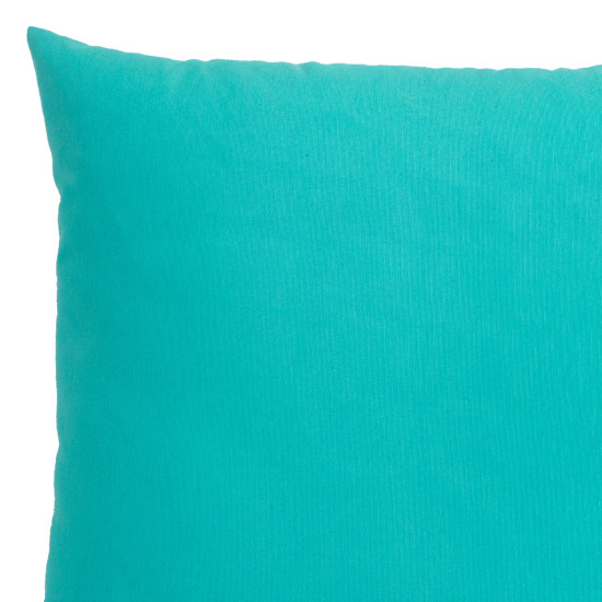 Подушка FIUME COLOR 45x45см, бирюзовая