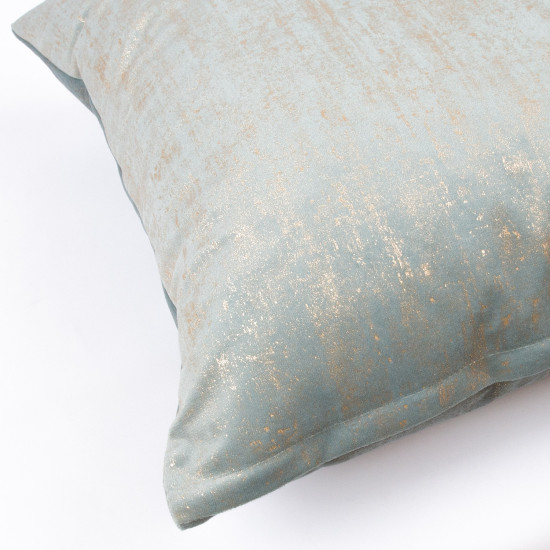 Подушка NICE 45x45cm, синий - золотой Подушка NICE 45x45cm, синий - золотой