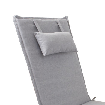 Покрытие для шезлонга  WICKER 55x195x3см, светло-серый Покрытие для шезлонга  WICKER 55x195x3см, светло-серый