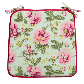 Подушка на стул ROSE 39х39см, толщина 2,5см, 50%полиэстер, 50%хлопок, ткань 100 Подушка на стул ROSE 39х39см, толщина 2,5см, 50%полиэстер, 50%хлопок, ткань 100