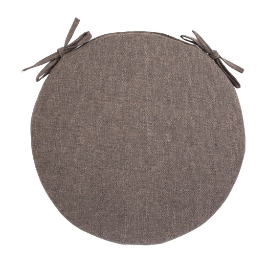 Чехол на стул SIMPLE BROWN D38см, коричневый