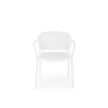 K491 valge plastiktool (1p=4tk)