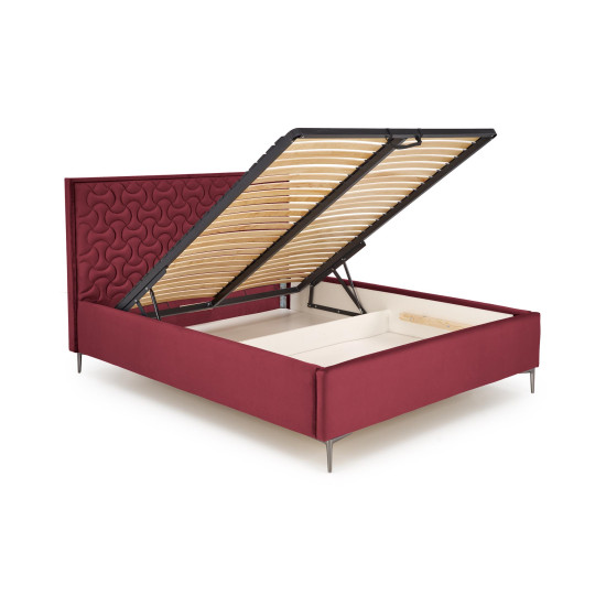 MODULO W2 кровать 160 - изголовье бордовый кран. Монолит 59