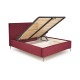 MODULO W2 кровать 160 - изголовье бордовый кран. Монолит 59