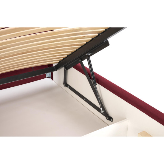 MODULO W2 кровать 160 - изголовье бордовый кран. Монолит 59