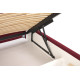 MODULO W2 кровать 160 - изголовье бордовый кран. Монолит 59