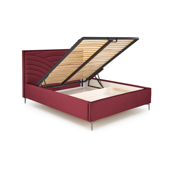 MODULO W3 кровать 160 - изголовье бордовый кран. Монолит 59