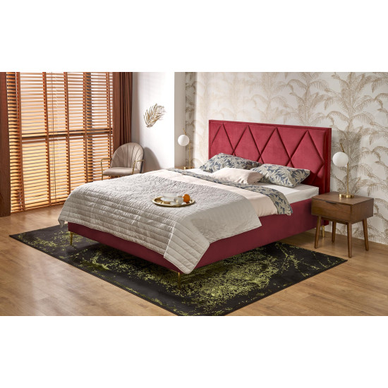 MODULO W4 кровать 160 - изголовье бордовый кран. Монолит 59