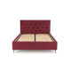 MODULO W5 кровать 160 - изголовье бордовый кран. Монолит 59