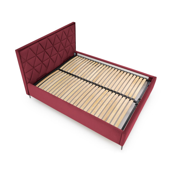 MODULO W5 кровать 160 - изголовье бордовый кран. Монолит 59