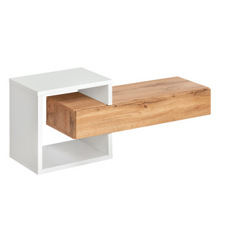 Esikumööbli komplekt ASM Easy 03, valge/pruun Esikumööbli komplekt ASM Easy 03, valge/pruun