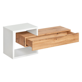 Esikumööbli komplekt ASM Easy 03, valge/pruun Esikumööbli komplekt ASM Easy 03, valge/pruun