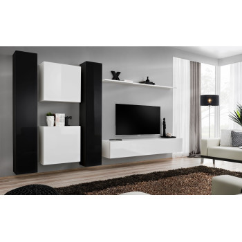 Sekcija Switch VI, melna/balta Sekcija Switch VI, melna/balta