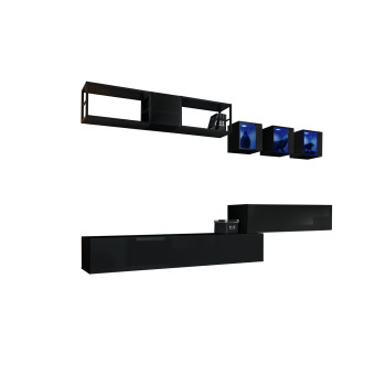 Настенный блок со стальной рамой Панельный переключатель Met III