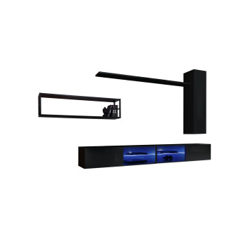 Стенка со стальной рамой панельный переключатель Met IV