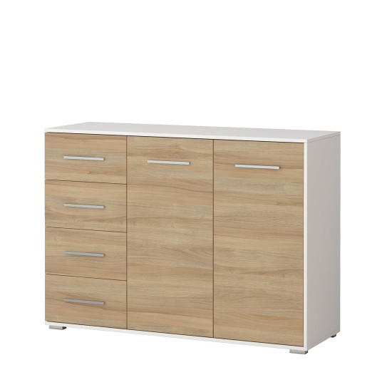 Idzczak kumode FRIDA 01 2D4S (krāsas) Balts ozols sonoma