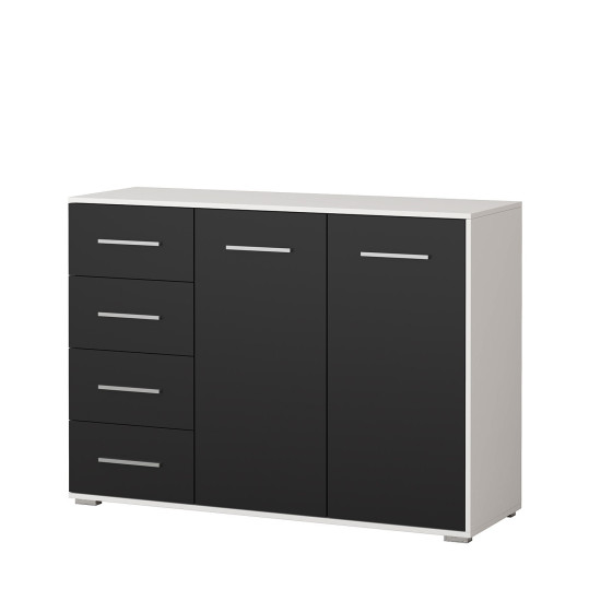 Idzczak Kumode FRIDA 01 2D4S (krāsas) Balta Melna