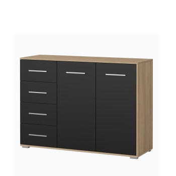 Idzczak Kummut FRIDA 01 2D4S Sonoma tamm / must Idzczak Kummut FRIDA 01 2D4S Sonoma tamm / must