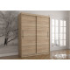 Idzczak Skapis-kupeja VISTA 06 150 cm Sonoma ozols + LED profils 150 Idzczak Skapis-kupeja VISTA 06 150 cm Sonoma ozols + LED profils 150