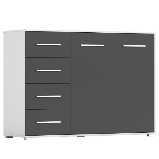 Idzczak Kumode FRIDA 01 2D4S BC Balts Melns