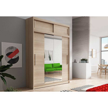 Idzczak Mezzanine riidekapp VESTA 01 150 cm Sonoma tamm + Sonoma tamm Idzczak Mezzanine riidekapp VESTA 01 150 cm Sonoma tamm + Sonoma tamm