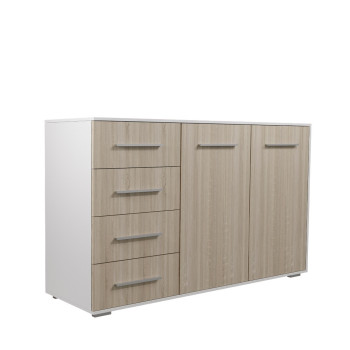 Idzczak Kummut FRIDA 01 2D4S (valge) Sonoma tamm valge Idzczak Kummut FRIDA 01 2D4S (valge) Sonoma tamm valge