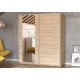 Idzczak Garderobe HIT 180 Sonoma Ozols + Spogulis Sonoma Oak