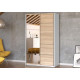 Idzczak Garderobe HIT 120 muntins Sonoma Ozols + Balts spogulis Idzczak Garderobe HIT 120 muntins Sonoma Ozols + Balts spogulis