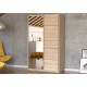 Idzczak Garderobe HIT 120 muntins Sonoma Oak + Spogulis Sonoma Oak