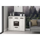 Idzczak Комод Viva White Craft Oak + Норвежская сосна черный