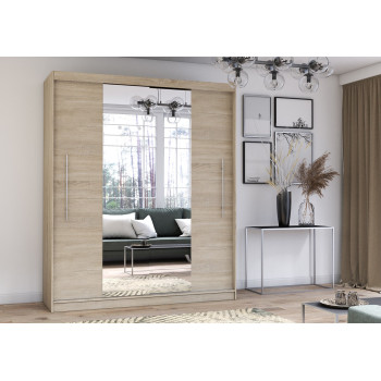 Idzczak Skapis RICO ar spoguli (krāsas) 204 cm Sonoma Ozols + Spogulis Sonoma Ozols LED profils 200 Idzczak Skapis RICO ar spoguli (krāsas) 204 cm Sonoma Ozols + Spogulis Sonoma Ozols LED profils 200
