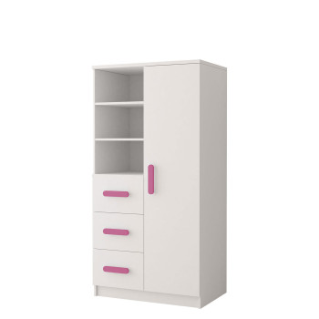 Idzczak riiul 80 3S1D 05 - SMIC I Valge roosa Idzczak riiul 80 3S1D 05 - SMIC I Valge roosa