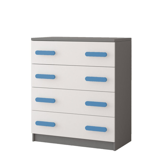 Idzczak Kumode 4S 02 - SMYK II Blue White + Grey