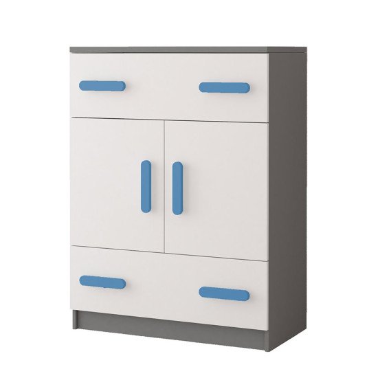 Idzczak kumode 2S2D 03 - SMYK II Heather White + Grey