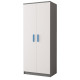 Idzczak Garderobe 2D 06 - SMYK II Blue White + Grey