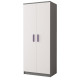 Idzczak Garderobe 2D 06 - SMYK II Heather White + Grey