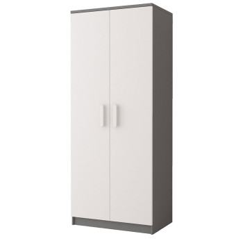 Idzchak riidekapp 2D 06 - SMYK II valge + hall valge Idzchak riidekapp 2D 06 - SMYK II valge + hall valge