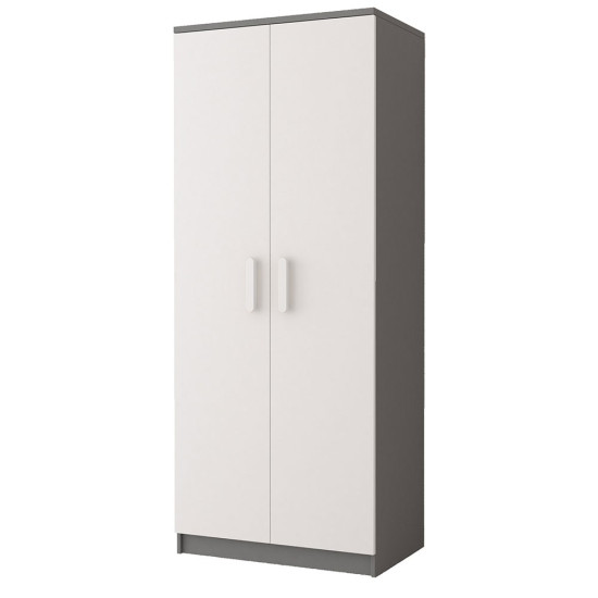 Idzczak Garderobe 2D 06 - SMYK II Balts + Pelēks Balts