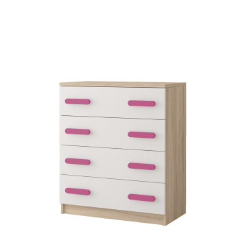 Idzczak Kummut 4S 02 - SMYK III Pink White Sonoma Idzczak Kummut 4S 02 - SMYK III Pink White Sonoma
