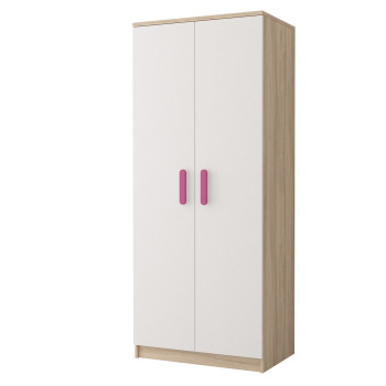 Idzchak Garderoob 2D 06 - SMYK III Pink White Sonoma Idzchak Garderoob 2D 06 - SMYK III Pink White Sonoma
