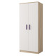 Idzczak Garderobe 2D 06 - SMYK III Heather White Sonoma