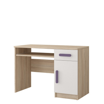 Idzczak Desk 08 - SMYK III kanarbik valge + sonoma tamm Idzczak Desk 08 - SMYK III kanarbik valge + sonoma tamm
