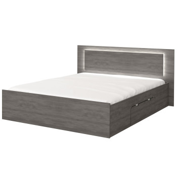 Idzczak Bed 160/200 - FABIO Norra must mänd Idzczak Bed 160/200 - FABIO Norra must mänd