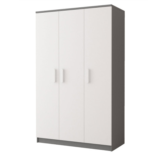 Idzczak Garderobe 3D 19 - SMYK II balts + pelēks balts